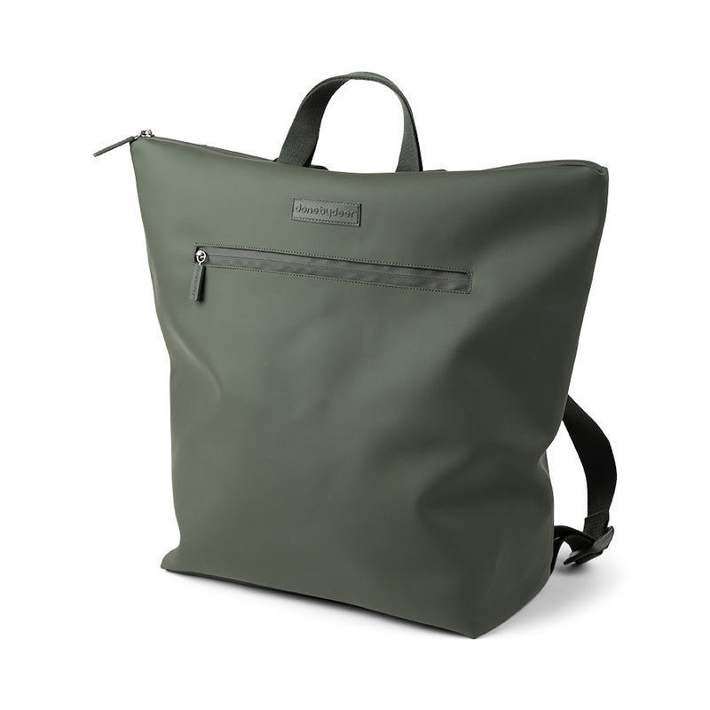 done by deer changing backpack in olive green