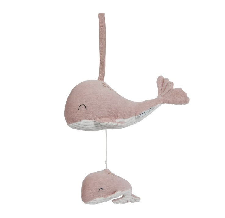 Little Dutch Whale Music Mobile - Pink