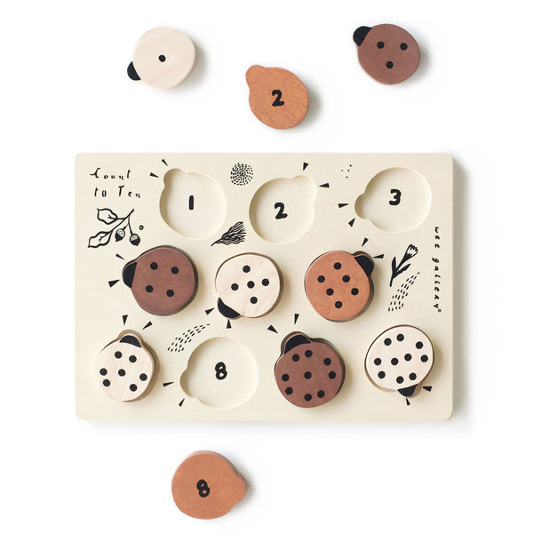 Wee Gallery Wooden Tray Puzzle