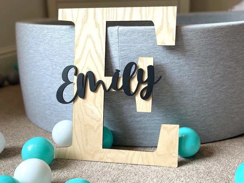 Personalised Wooden Name Decor