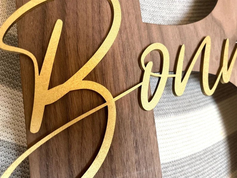 Personalised Wooden Name Decor