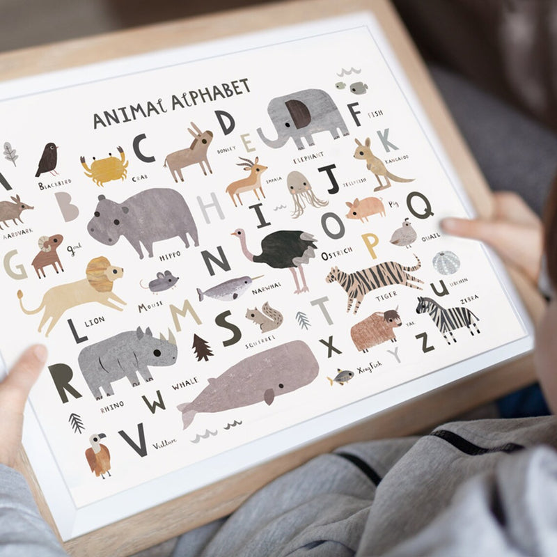Animal Alphabet A2 Print Poster